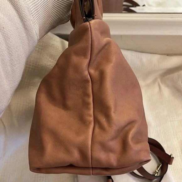 MARC JACOBS -leather satchel in clay- EUC - Picture 10 of 17